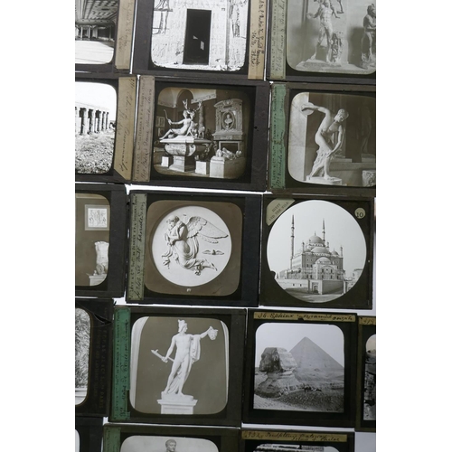 102 - Magic lantern slides by Levy & Cie, Sucre de Ferrier P.F. & Soulier, Paris, scenes of Cairo ... 