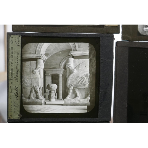 102 - Magic lantern slides by Levy & Cie, Sucre de Ferrier P.F. & Soulier, Paris, scenes of Cairo ... 