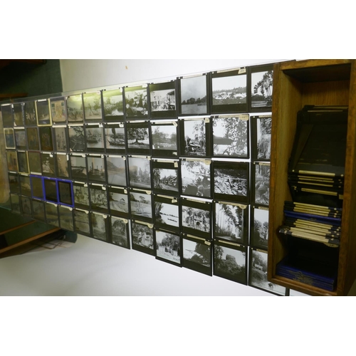 104 - Magic lantern slides, China, Japan, Ceylon, Singapore, Penang and Malacca, and personal slides from ... 