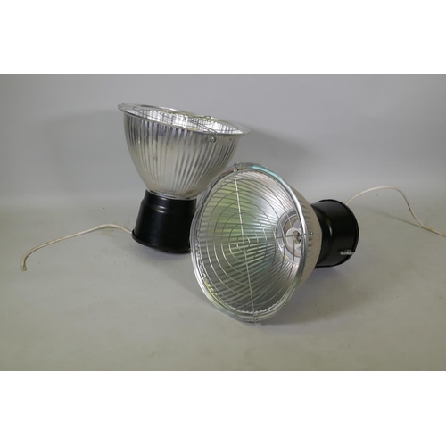 1048 - A pair of Ideallux spotlights, 50cm diameter x 50cm