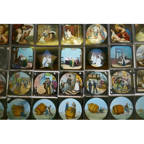 107 - Magic lantern slides, famous 'pictures of the world', 'Tale of a Tub', various stories, Salvation Ar... 