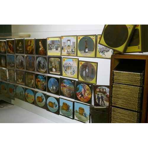 107 - Magic lantern slides, famous 'pictures of the world', 'Tale of a Tub', various stories, Salvation Ar... 