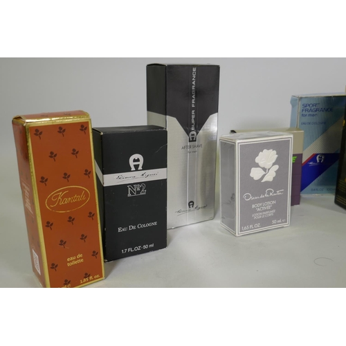 157 - Vintage perfumes, Yves Saint Laurent, Champagne, 50ml, bath and shower gel and soap; Van Cleef &... 