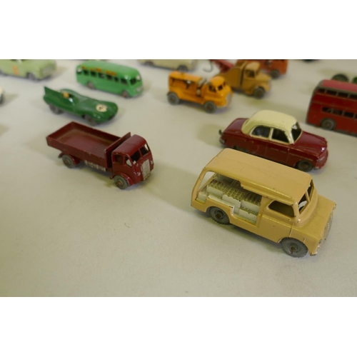 186 - A collection of Lesney Matchbox models, some pre-number, without boxes but the majority in good cond... 