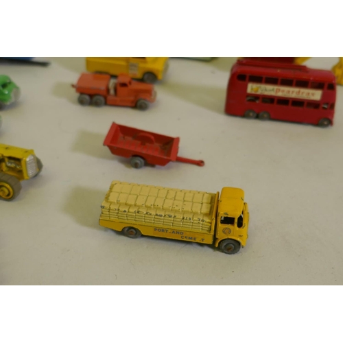 186 - A collection of Lesney Matchbox models, some pre-number, without boxes but the majority in good cond... 