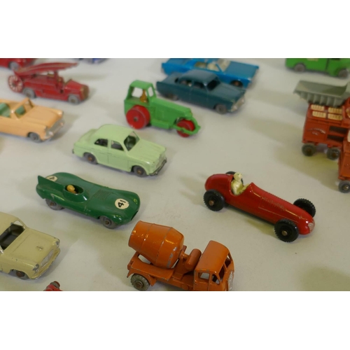 186 - A collection of Lesney Matchbox models, some pre-number, without boxes but the majority in good cond... 