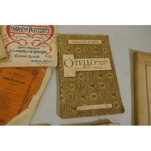 300 - A collection of opera programs, C19th and early C20th, for Italian and Maltese opera houses