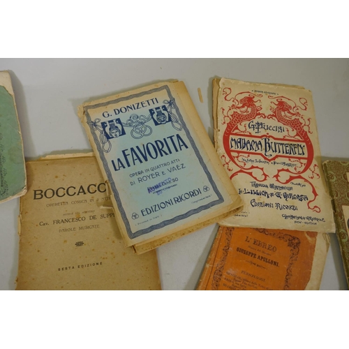 300 - A collection of opera programs, C19th and early C20th, for Italian and Maltese opera houses