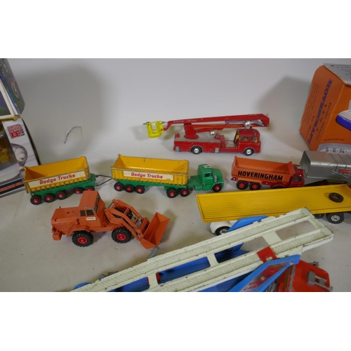 78 - Collection of Matchbox, Lesney and Corgi cars, commercial vehicles, a Hales life-like hobby kit, a H... 