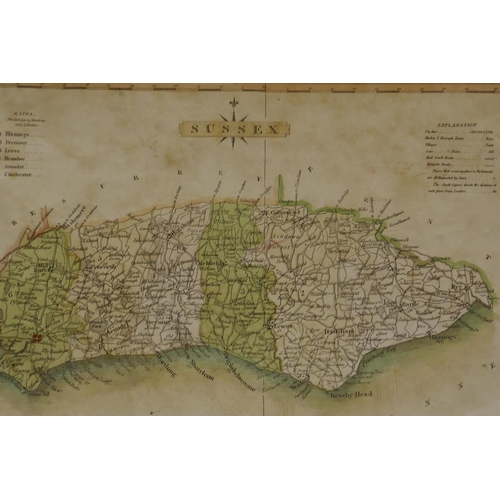 904 - C19th and later maps: Cantebrigia - Cambridge, after Braun and Hogenberg, 24 x 18cm; Oxford, after G... 