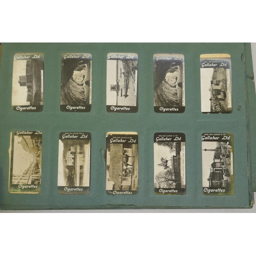 98 - Gallaher cigarette cards in an album, approx 170