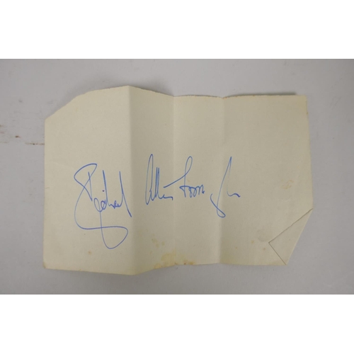 3 - Autograph book, 1950s containing cricketers, England, 1952, 4th Test against India, Trueman, Sheppar... 