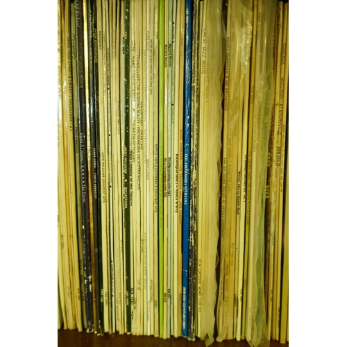 34 - A quantity of vintage and older jazz, rock, pop and classical shellac 78s, vinyl LPs and 7