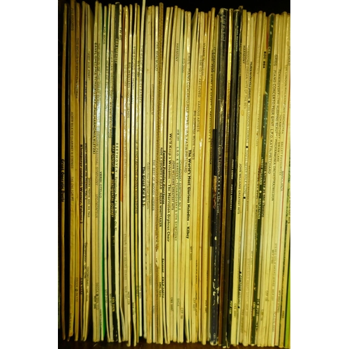 34 - A quantity of vintage and older jazz, rock, pop and classical shellac 78s, vinyl LPs and 7