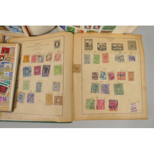 78 - A quantity of world stamps in collectors' albums