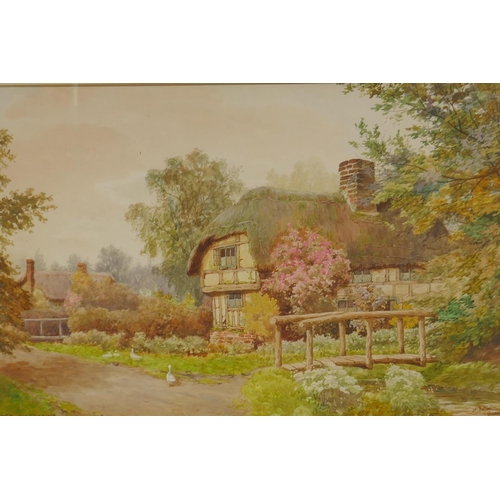 862 - James Matthews, (British, C19th/C20th), At Belton, Sussex, watercolour, 52 x 33cm