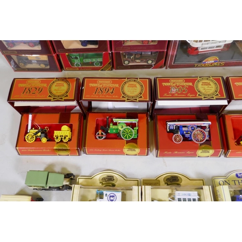 108 - A large quantity of Matchbox Models of Yesteryear, Lledo Vanguards, Corgi, Matchbox Originals, and a... 