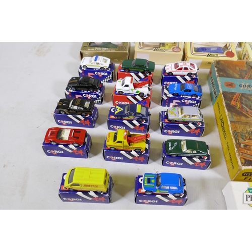 108 - A large quantity of Matchbox Models of Yesteryear, Lledo Vanguards, Corgi, Matchbox Originals, and a... 