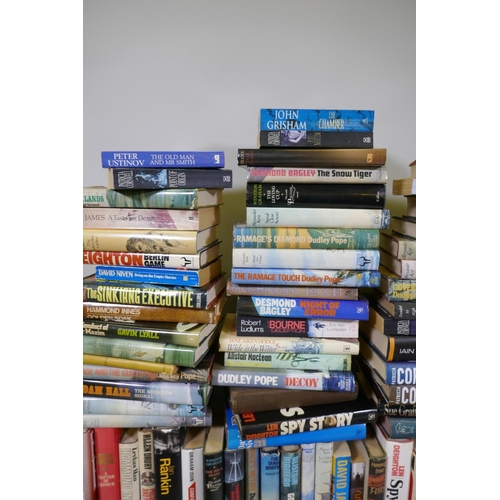 33 - A quantity of contemporary books, novels etc, hardback and paperback, including first editions, vari... 