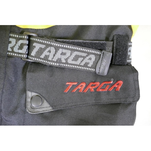 38 - Motorcycle gear: GTH, Classic GT2 armoured textile jacket with detachable inner liner, XL; Targa arm... 