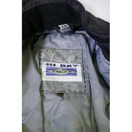 39 - Motorcycle gear: Hein Gericke, HiDry armoured textile motorcycle jacket, XXL; another similar, IXS a... 