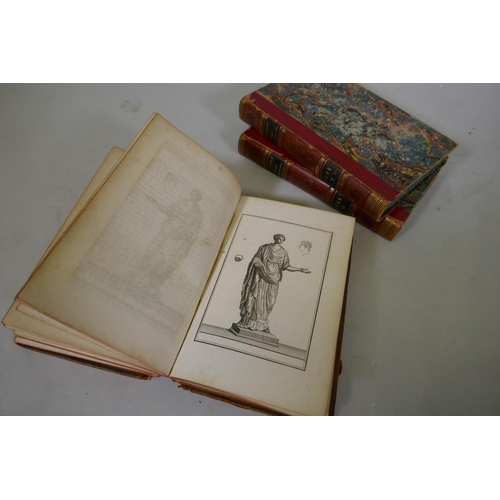 7 - C18th French Antiquarian book, Les Antiquites d'Herculanum avec leurs explications, en Francois, Vol... 