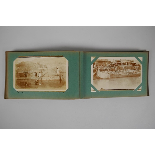 81 - An album of turn of the century Anglo Indian photographs of the Raj, 14 x 9cm, (68 images)