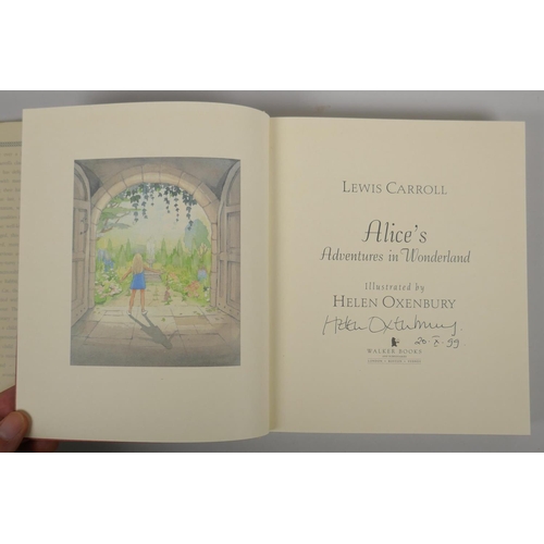 100 - Alice's Adventures in Wonderland by Lewis Carroll, and illustrated by Helen Oxenbury, 1st Edition, p... 