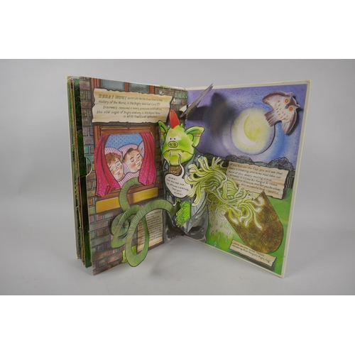 105 - A collection of vintage pop-up books, to include Beatrix Potter, Fungus the Bogeyman by Raymond Brig... 