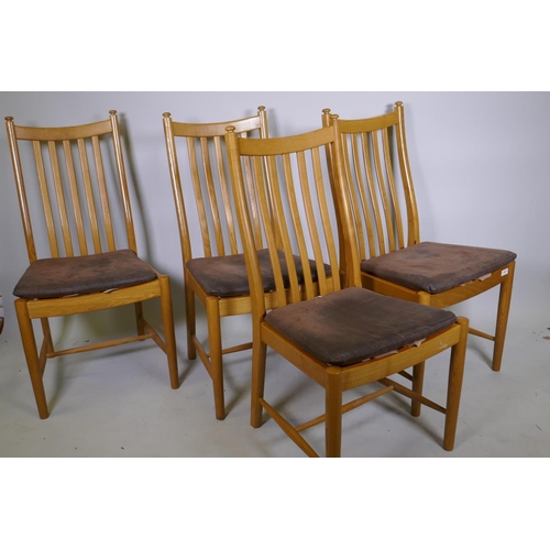 1051 - Set of four Ercol Penn Classic dining chairs