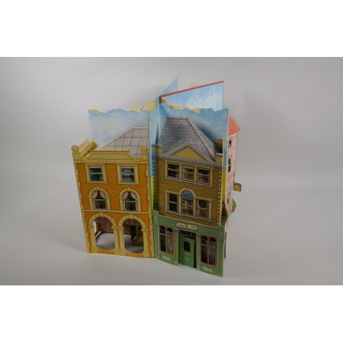 106 - A collection of vintage pop-up books to include Jungle Tree House, The Victorian House Book, Victori... 