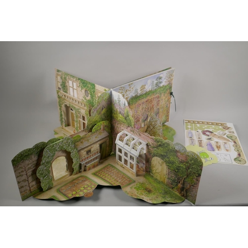 106 - A collection of vintage pop-up books to include Jungle Tree House, The Victorian House Book, Victori... 