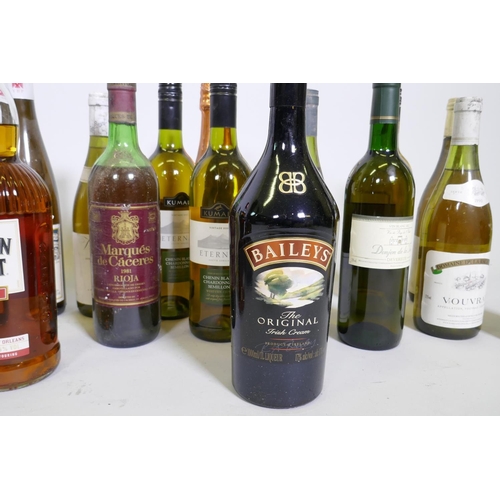 53 - Quantity of Spirits, ports and wines, Taylor's LBV port 1994, Borges 5 Star brandy, Bols, Madeira, G... 