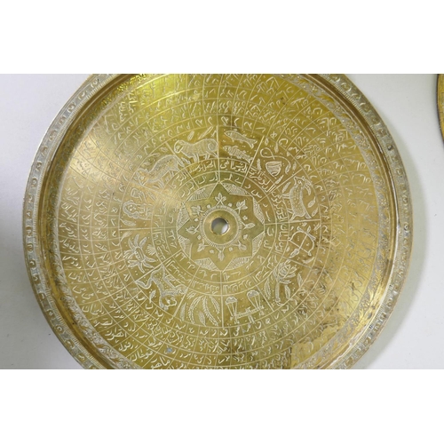 8 - A Kajar Persian astrolabe, 16cm diameter