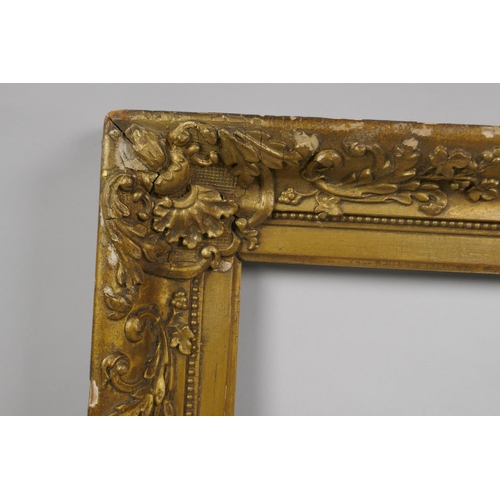 814 - An early C19th water gilt picture frame, 31 x 25cm rebate