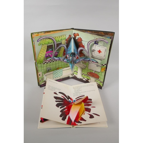 84 - A collection of Jan Pienkowsi pop-up books including Little Monsters, Robot, ABC Dinosaurs, Haunted ... 