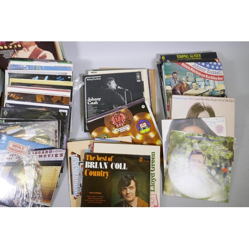 69 - A collection of country and western LPs