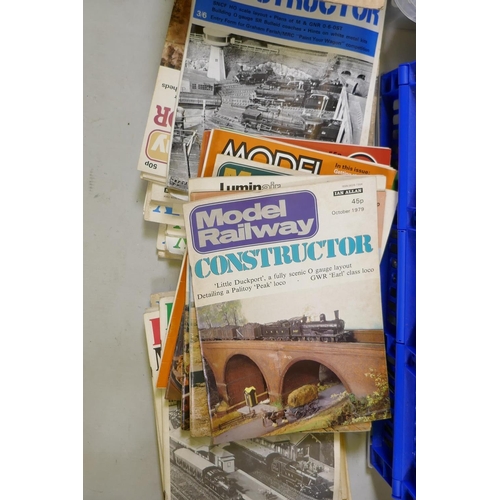 74 - An extensive collection of books on steam and modern railways, including periodicals and magazines f... 