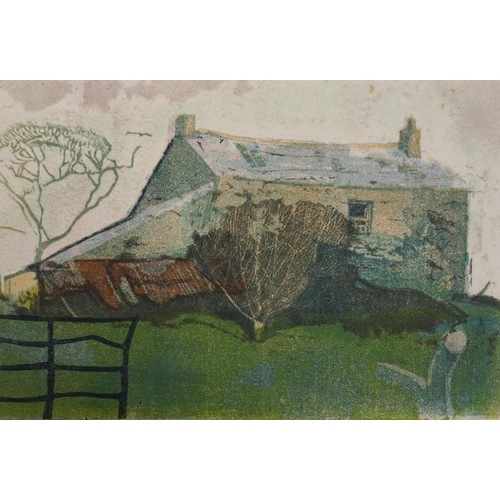 866 - Bob Devereux, The House on the Hill, 26/62 limited edition lithograph, signed and dated 1975, 35 x 2... 