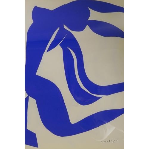 906 - After Henri Matisse, Blue Nude, four prints, 39 x 49cm