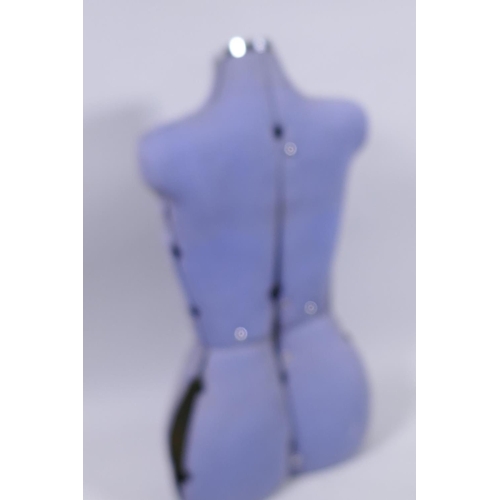 96 - Venus tailor's dummy, 68cm high