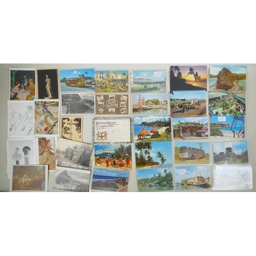 266 - A quantity of assorted postcards, including the Commonwealth, West Indies, art etc