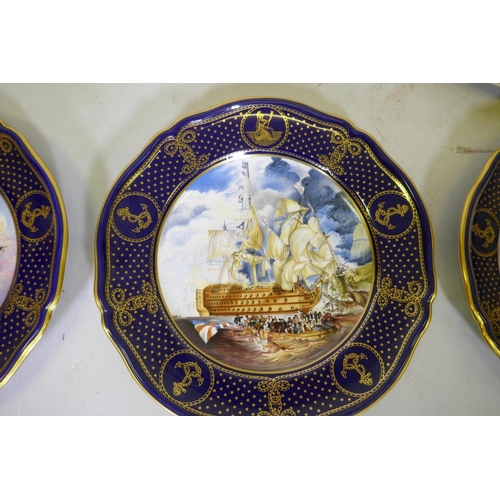 29 - A pair of C19th Staffordshire Prattware plates, The Truant by T. Webster, and The Bully by W. Mulrea... 