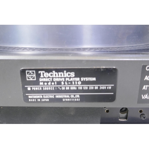 19 - Technics Direct Drive player system, SL110