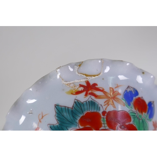 50 - A Japanese Meiji period Arita Imari porcelain vase, with decorative panels depicting a noble and gei... 