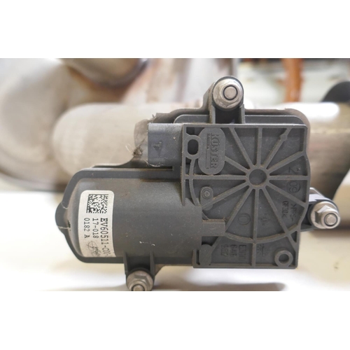 54 - A Ford Focus S Mk 3, 2017, stainless steel exhaust system, cat - back (cut), approx 2,500 miles