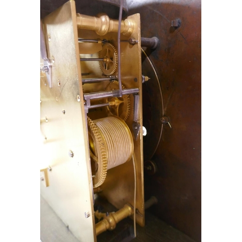 634 - A Queen Anne/George I mahogany musical longcase clock by Henry Thornton, the arched hood with three ... 