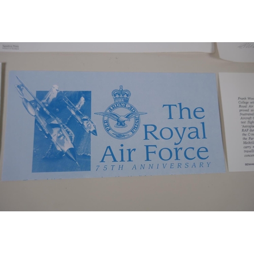 177 - Four RAF aircraft posters signed by members of the Phantom FGR.2 74th Squadron and Tornado GR4A 13th... 