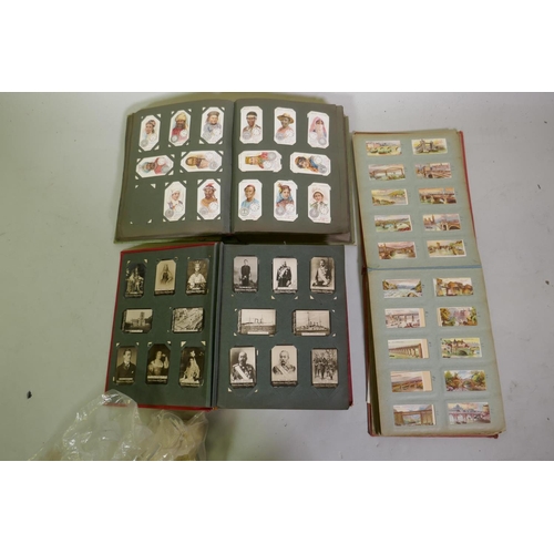 219 - Good collection of cigarette cards from the early C20th including Ogden's Guinea Gold, royalty, auth...