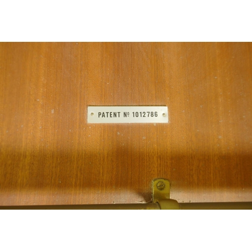 1002 - A mid-century McIntosh of Kirkcaldy T3 teak extending dining table, designed by Tom Robertson, c.197... 